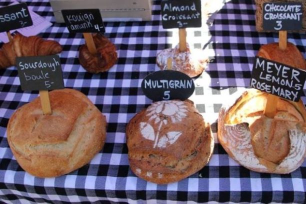 a sandwich sitting on top of a table